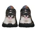 thumbnail image 5 of Saint Bernard American flag Shoes Sneakers Black Size 10, 5 of 7