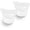 White, variant on 2pcs Eye Wash Cup Eye Wash Cleaner Kit Silicone Eyes Cleaning Cup for Rinse Portable Care Tool Transparent with Storage Container for Quick Relief Tired Dust Cleaning Makeup Irritants