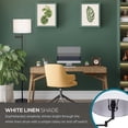 thumbnail image 5 of Catalina Lighting Camden 60'' Floor Lamp with White Fabric Drum Shade Transitional Floor Light Fixture for Living Room, Bedroom, or Office, Black, 5 of 14