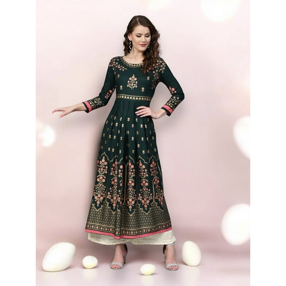 Rama Delight: Traditional Cotton Kurti for Effortless Style, Cultural Wear for Women