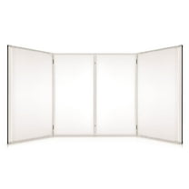 Pyle PDJFAC12 24.2 x 48 x 46 Inch DJ Booth Stand Cover Screen Scrim Panel Facade