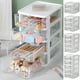 thumbnail image 1 of Cajones organizadores transparentes de sobremesa - Caja de plástico de 3 niveles para papelería y cosméticos, 14,2" x 18,3" x 17,7", 1 of 3