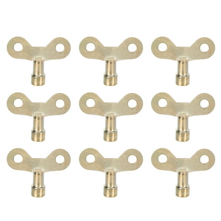 

10pcs Radiator Valves Keys Radiator Bleed Hole Key Radiator Vent Air Valves Key
