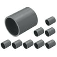 thumbnail image 1 of Uxcell 10 Pcs Pipe Fitting 1" Coupling Adapter Socket x Socket Grey, 1 of 6
