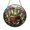 Acrylic 3.5 Inch, variant on Frog and Mushroom Stained Glass Suncatcher – Whimsical Forest Window Art