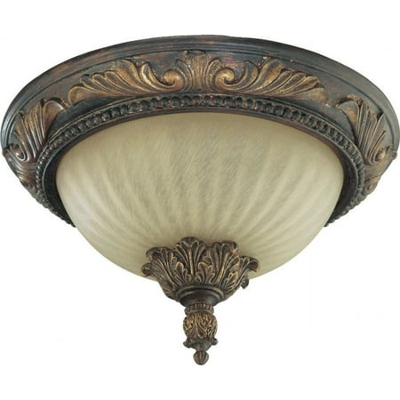 

2 Light Flush Mount In Traditional Style 13.5 Inches Wide By 8.75 Inches High Quorum Lighting 3230-13-88