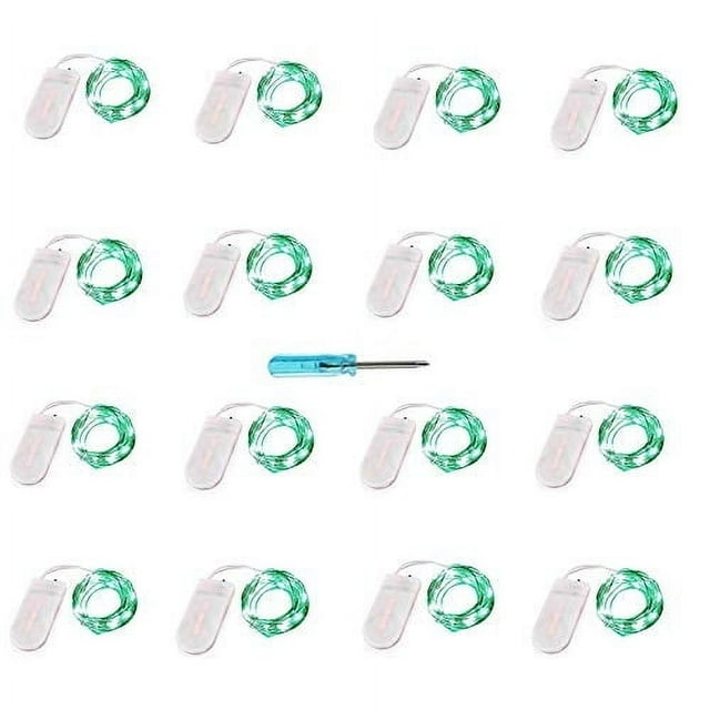Cadena de luces YJFWAL Green Fairy 30 LED de 3,2 m con pilas