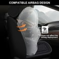 thumbnail image 5 of DIKSOAKR Car Seat Covers Full Set Fit for Chevy Traverse 2018-2024 2025: 5 Seat Auto Interior Accessories, Ice Silk - Faux Leather Breathable Vehical Car Seat Protector(Black), 5 of 6