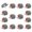 Light Grey, variant on Milue 20-Pack Decorative Cute Shape Thumb Tack Pushpins for Photo Message Wall