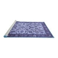 thumbnail image 2 of Ahgly Company Machine Washable Indoor Rectangle Persian Blue Traditional Area Rugs, 5' x 7', 2 of 4
