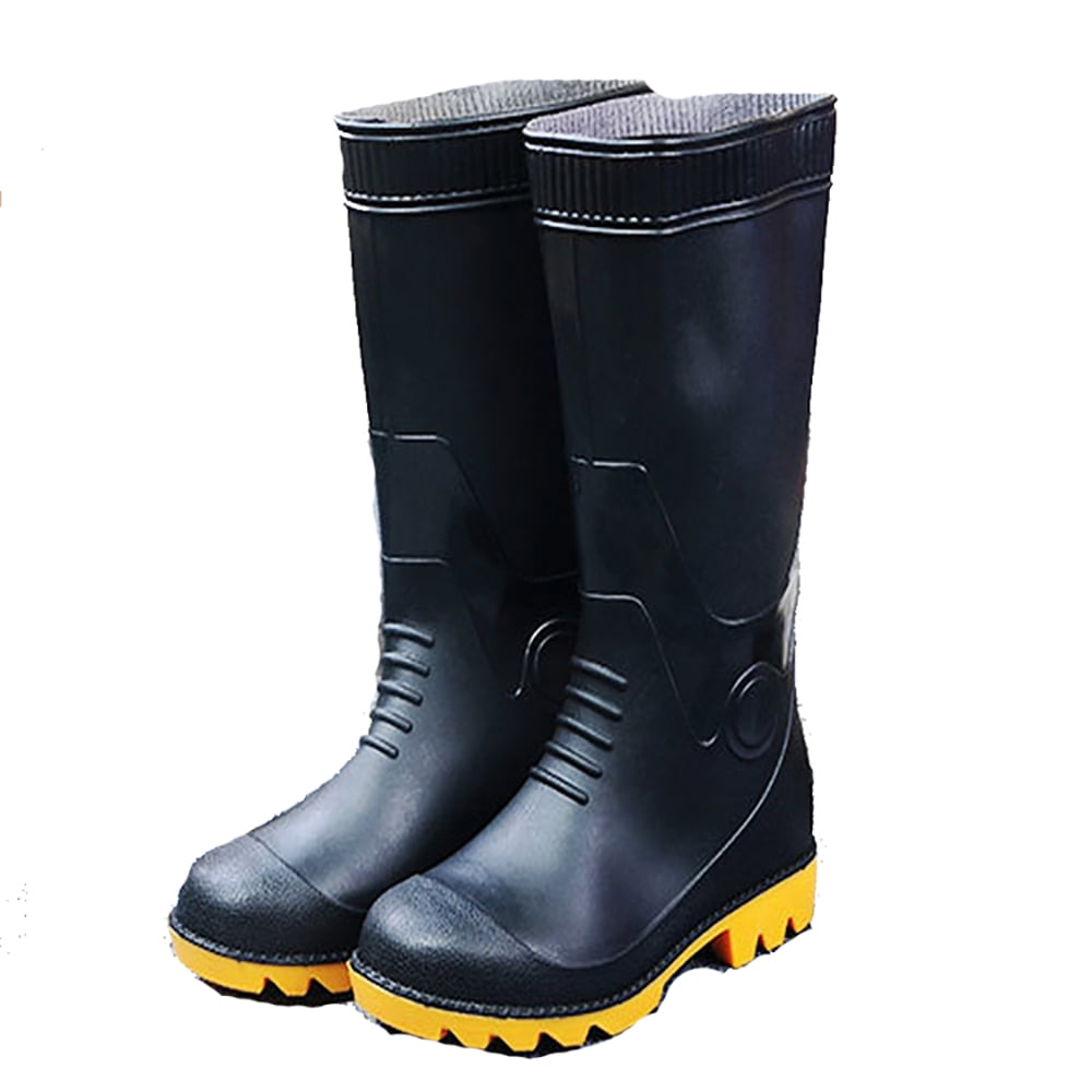 Men's Over Knee Rain Boots Waterproof Fishing Slip Resistant Wading Shoe Boots D