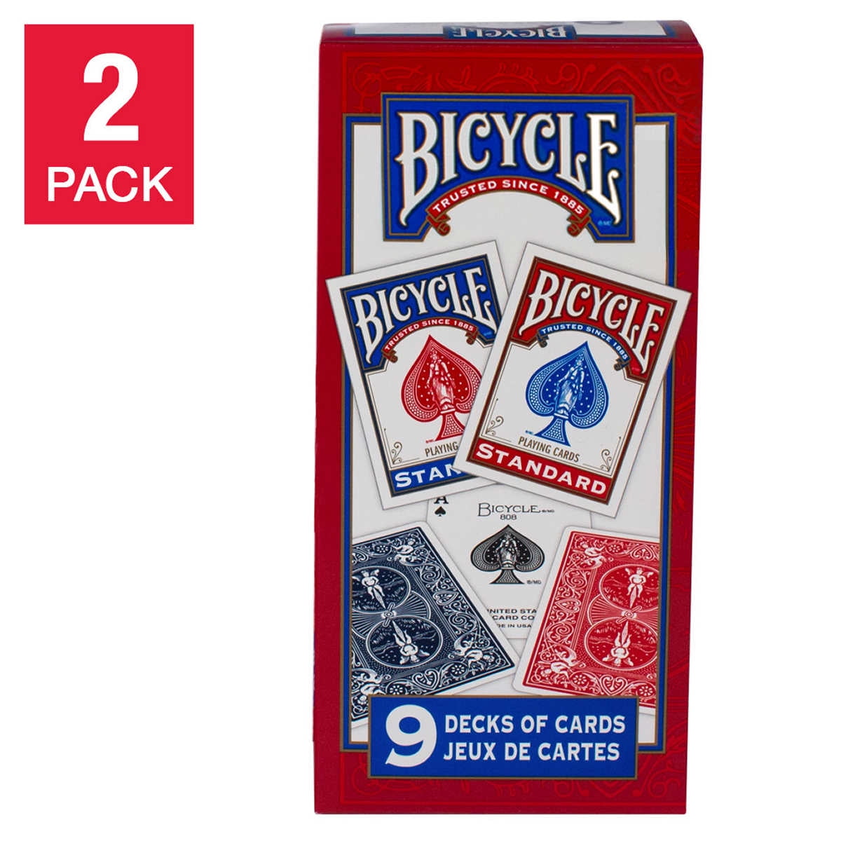 Bicycle Premium Poker Size Standard Index Playing Cards 