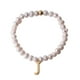 thumbnail image 1 of Pulseras Mujer de Perlas con Iniciales Oro 18k LuckyLy, Modelo Galia blanco UNITALLA, 1 of 6