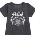thumbnail image 2 of Instant Message - Dyngus Day - Polish Princess - Holiday Celebration - Toddler & Youth Girls Fleece Dress, 2 of 5