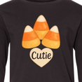 thumbnail image 4 of Inktastic Cute Candy Corn Heart Halloween Cutie Long Sleeve Youth T-Shirt, 4 of 5