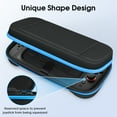 thumbnail image 3 of FINTIE Case for Nintendo Switch 2 (2025), Shockproof Hard Shell Carrying Case, Protective Cover Travel Bag w/19 Game Card & 2 Micro SD Card Slots & Inner Pocket for Accessories, Black, 3 of 10