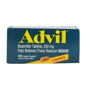 Advil Ibuprofen Pain Reliever -- 200 Mg - 100 Caplets