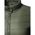 thumbnail image 6 of FashionOutfit Women's Lightweight Solid Basic Outdoor Sports Quilted Puffer Jacket, 6 of 6