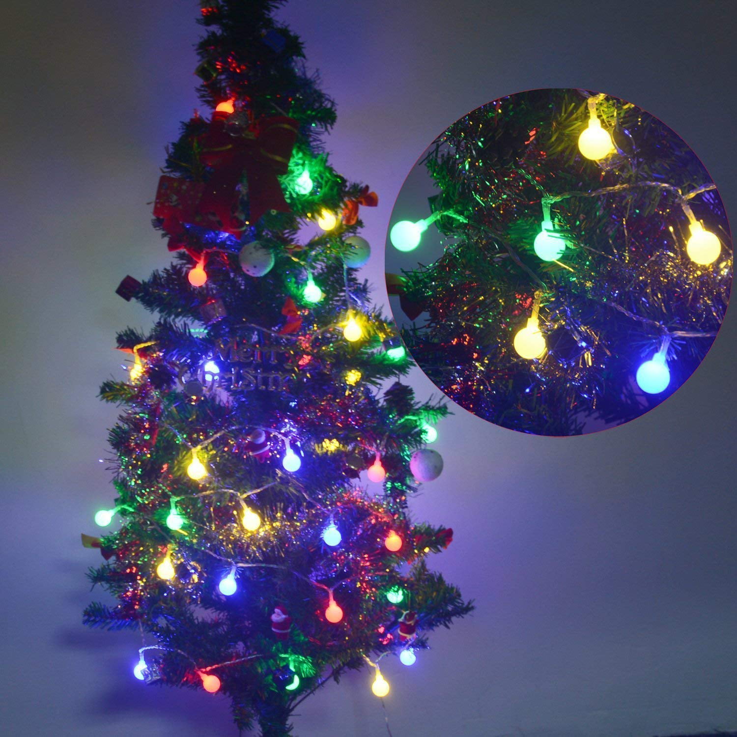 100LED Waterproof Globe Ball String Fairy Light Holiday Party Christmas Decor US 