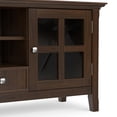 thumbnail image 6 of Simpli Home Simpli Home Acadian 60 inch Wide Solid Wood Transitional TV Stand in Brunette Brown For TVs up to 65 inches, 6 of 12