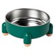 thumbnail image 3 of Tazón para perros Tazón de agua elegante liviano Portable sin deslizamiento Fácil de limpiar con múltiples usos Alimentador de alimentación resistente Amarillo verde, 3 of 8