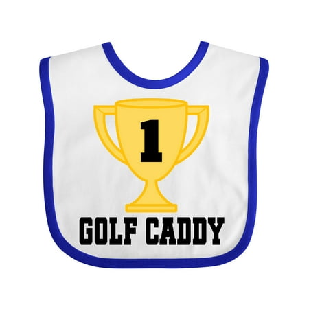 

Inktastic Personalized Golf Caddy Gift Baby Boy or Baby Girl Bib
