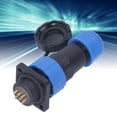 thumbnail image 4 of Waterproof Power Connector, Aviation Plug Socket 250V 5A  IP68 Protection  For Communication Equipments For Instrumentations 8 Pin,9 Pin,10 Pin,12 Pin,14 Pin, 4 of 8