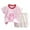a128-Pink, variant on HCNTES Boy's Short Set 2 Piece Crewneck T-Shirt and Short Outfits Summer Casual Sets for Kids(2-3 Years,a126-Light Blue)