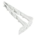 thumbnail image 6 of OULII 2Pcs Ceiling Mount Curtain Track Brackets White Heavy Duty with Easy Install Accessories, 6 of 8