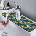 thumbnail image 7 of Logiee Hawaiian Style Print Kitchen Sink Splash Guard Faucet Mat for Splash Guard Behind Faucet Drip Catcher for Kitchen,Bathroom,Sink Mat,Dish Drying Mat,Bathroom-15" X 5.5", 7 of 7