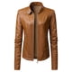 thumbnail image 1 of Puntoco chaqueta de mujer chaqueta de moda para mujer chaqueta sólida de manga larga con cremallera bolsillo prendas de vestir exteriores tops abrigo corto liquidación de Navidad Puntoco Puntoco-1628, 1 of 4