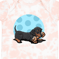 thumbnail image 4 of Inktastic Wiener Dog (dachshund) with Bone Boys or Girls Baby Bodysuit, 4 of 5