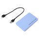 thumbnail image 1 of Disco Duro Móvil Tmvgtek Caja De Disco Duro Usb 3.0 De 2,5 Pulgadas Caja Externa Móvil Sata Hdd Ssd (Azul) Likrtyny Para estrenar, 1 of 7