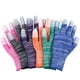 thumbnail image 5 of Guantes de trabajo blancos libres de polvo con revestimiento de dedos antiestático de nailon PU y revestimiento de inmersión en la palma, 5 of 5