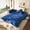 Blue, variant on 100" Oversize Pull Out Sofa Bed, Convertible Sleeper Sofa with Handmade Fabric Flower Tufted Design for Living Room Bedroom Apartment, Light Grey