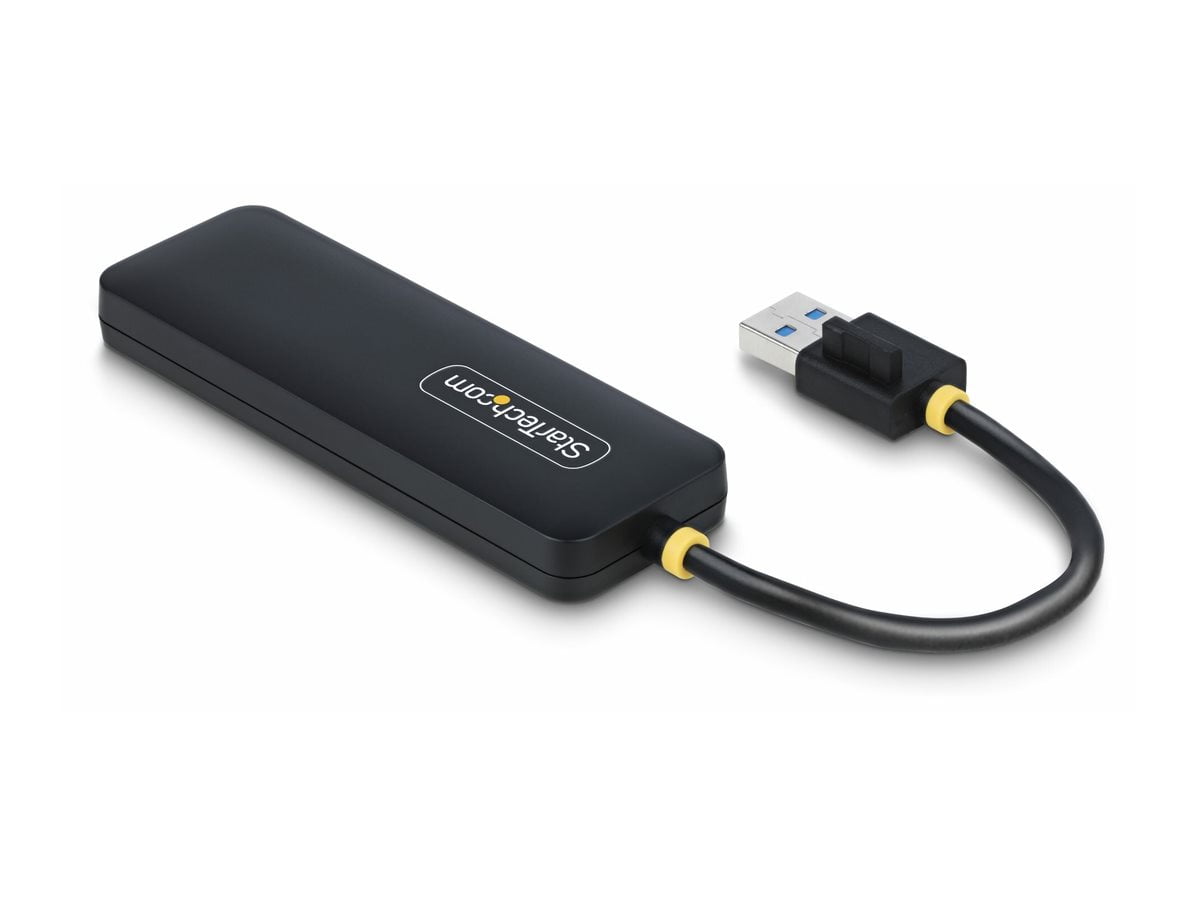 StarTech.com StarTech.com 4-Port USB-A Hub, 5Gbps, Bus Powered, Small Travel Mini USB Hub, Multi-Port USB 3.0 Splitter, Portable USB Hub (h5a4a-usb-hub)