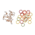 thumbnail image 2 of Knitting Needle Stoppers Stitch Markers Set Iron Crafts, Excellent for Jewelry Making, 2 of 7