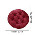 thumbnail image 2 of Hesxuno Seat Cushion Round,Hanging Chair Cushions,Round Outdoor Chair Cushions,Waterproof Memory Foam Patio furniture Cushions,Floor Cushion,Throw Pillows Indoor Outdoor,16x16inch(Red), 2 of 5
