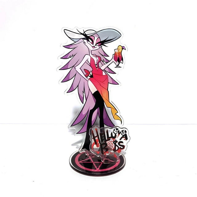 Anime Figure Acrylic Stand Model Plate Alastor Fizzarolli Angel Desk Decor Standing Sign Game Fans Gift Ornaments Stand Model