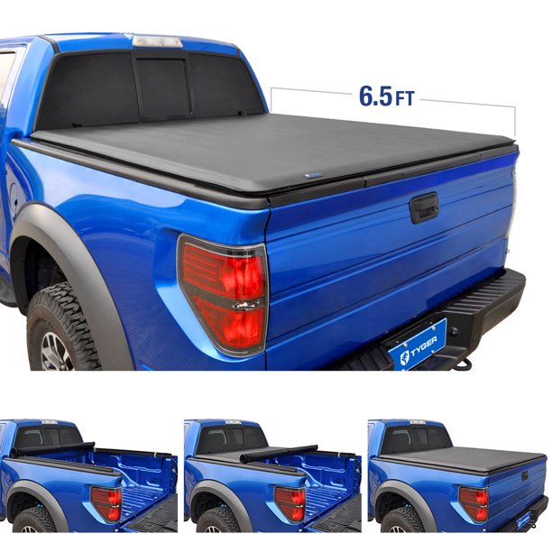 Tyger Auto T1 Roll Up Truck Tonneau Cover Tg Bc1f9030 Works With 2015 2019 Ford F 150 Styleside 6 5 Bed Walmart Com Walmart Com