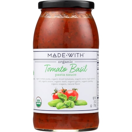 Pack of 12, Made With Organic Tomato Basil Pasta Sauce, 24 oz