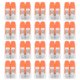 thumbnail image 1 of Conector de cableado de 20 piezas, iluminación de construcción, Terminal rápido sin tornillos, suministros industriales PCT‑662Orange, 1 of 5