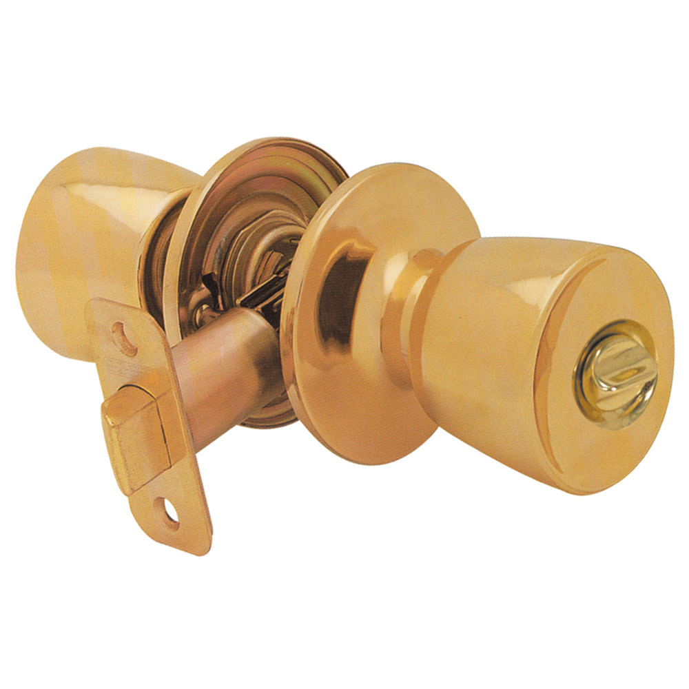 EZSet 102TGN PRIVACY Privacy Lock Set Polished Brass (US3