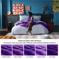 thumbnail image 6 of Astarin Purple Fleece Throw Blanket for Couch&Bed - Lightweight Soft & Warm Plush Fuzzy Cozy Blankets for Fall Winter Spring, 50x60 inches, 6 of 8