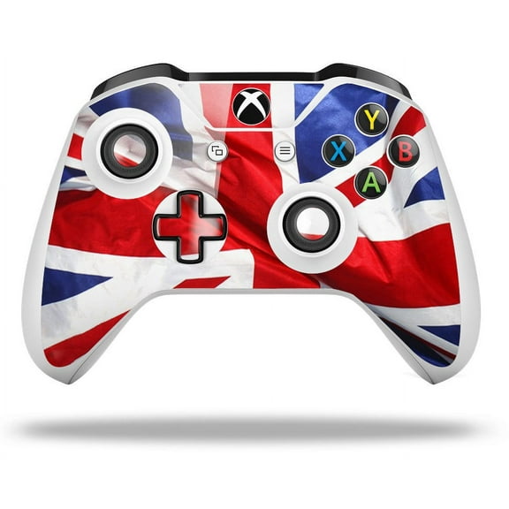 WraptorSkinz Decal Skin Wrap Set works with 2016 and newer XBOX One S / X Controller Union Jack 01 (CONTROLLER NOT INCLUDED)