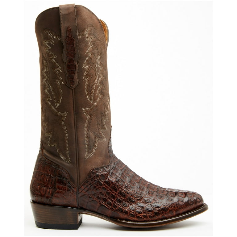 El Dorado Men s Exotic Caiman Western Boot Medium Toe Brass 10 D