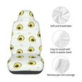 thumbnail image 4 of Yiaed Avocado of a Hear Print Car Seat Covers,Universal Auto Seats Protector Fits for Car,SUV Sedan,Truck,Automotive Seat Covers & Accessories, 4 of 5