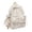 White, variant on Lace Print Full Coverage Backpack for Casual Daypack Travel School Bookbag