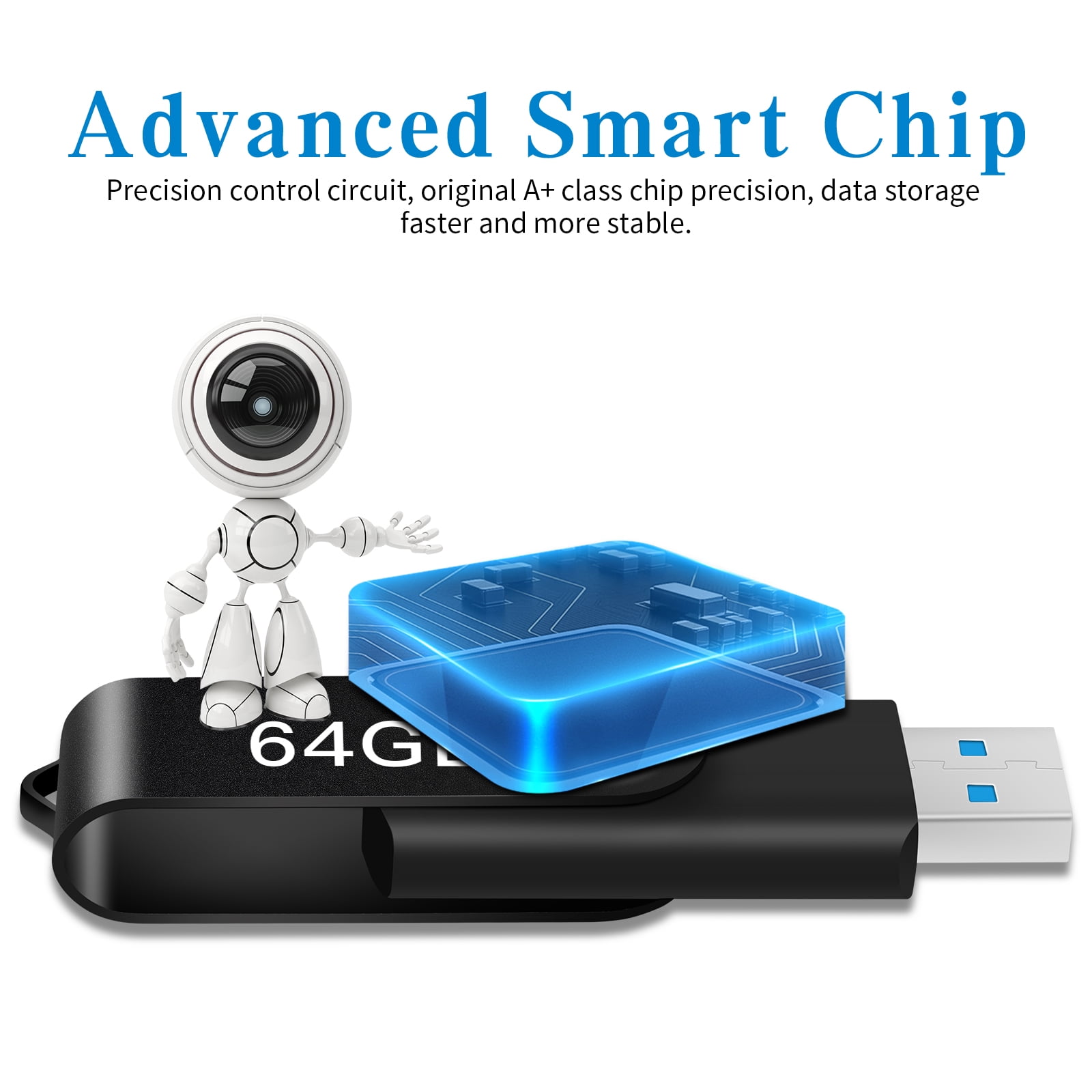 Large Capacity External Drive USB 3.0 Drive Storage Data for Computer/Laptop