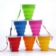 thumbnail image 2 of 1 Taza Plegable Portátil De Silicona Retráctil De 200 Ml Con Tapa Telescópica Para Beber De Agua De Viaje Al Aire Libre huangjie unisex, 2 of 2